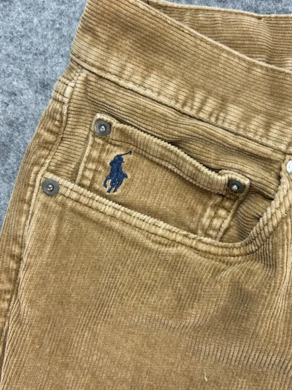 Polo Ralph‎ Lauren Corduroy Pants Mens 33/30 Brown The Varick Slim Straight Leg